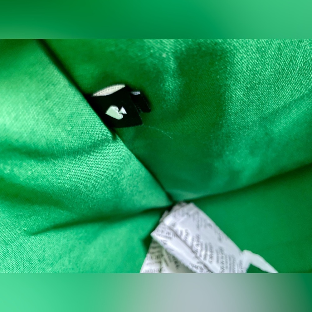 Kate Spade Jett Large Tote | Green Beach Time Stripe | Embroidered Logo | NWT - Picture 13 of 16